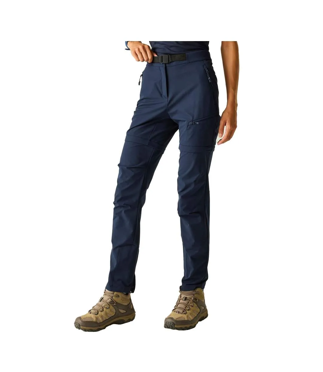 Womens/ladies Melodic Pro Zip-off Trousers Navy Dare 2B-2