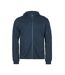Mens Full Zip Athletic Hoodie Ink Blue Tee Jays-1