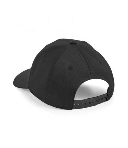 Beechfield Urbanwear 6 Panel Snapback Cap (Black)
