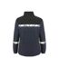 Womens/ladies Progression Full Zip Fleece Jacket Navy Black Projob-2