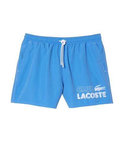 Mens Quick Dry Swimming Trunks Blue Lacoste