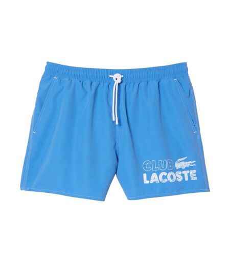 Mens Quick Dry Swimming Trunks Blue Lacoste