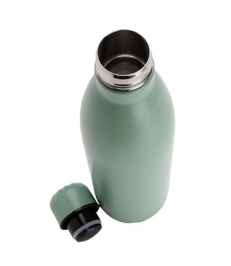 Stainless steel 750ml water bottle one size green XD Collection