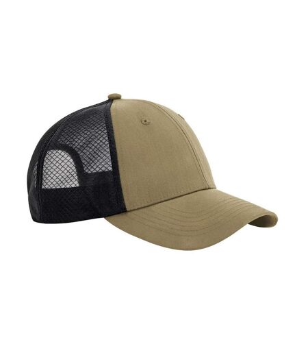 Casquette Trucker Technical Sable Du Désert Noir Beechfield