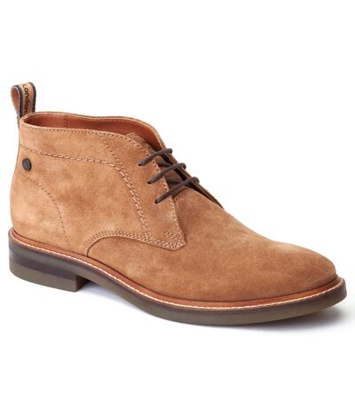 Mens knebworth leather chukka boots ginger Base London