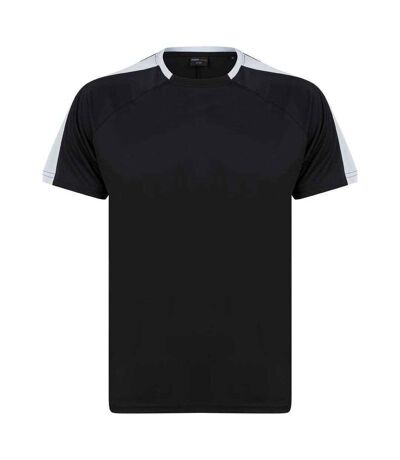 Unisex team t-shirt black/white Finden and Hales