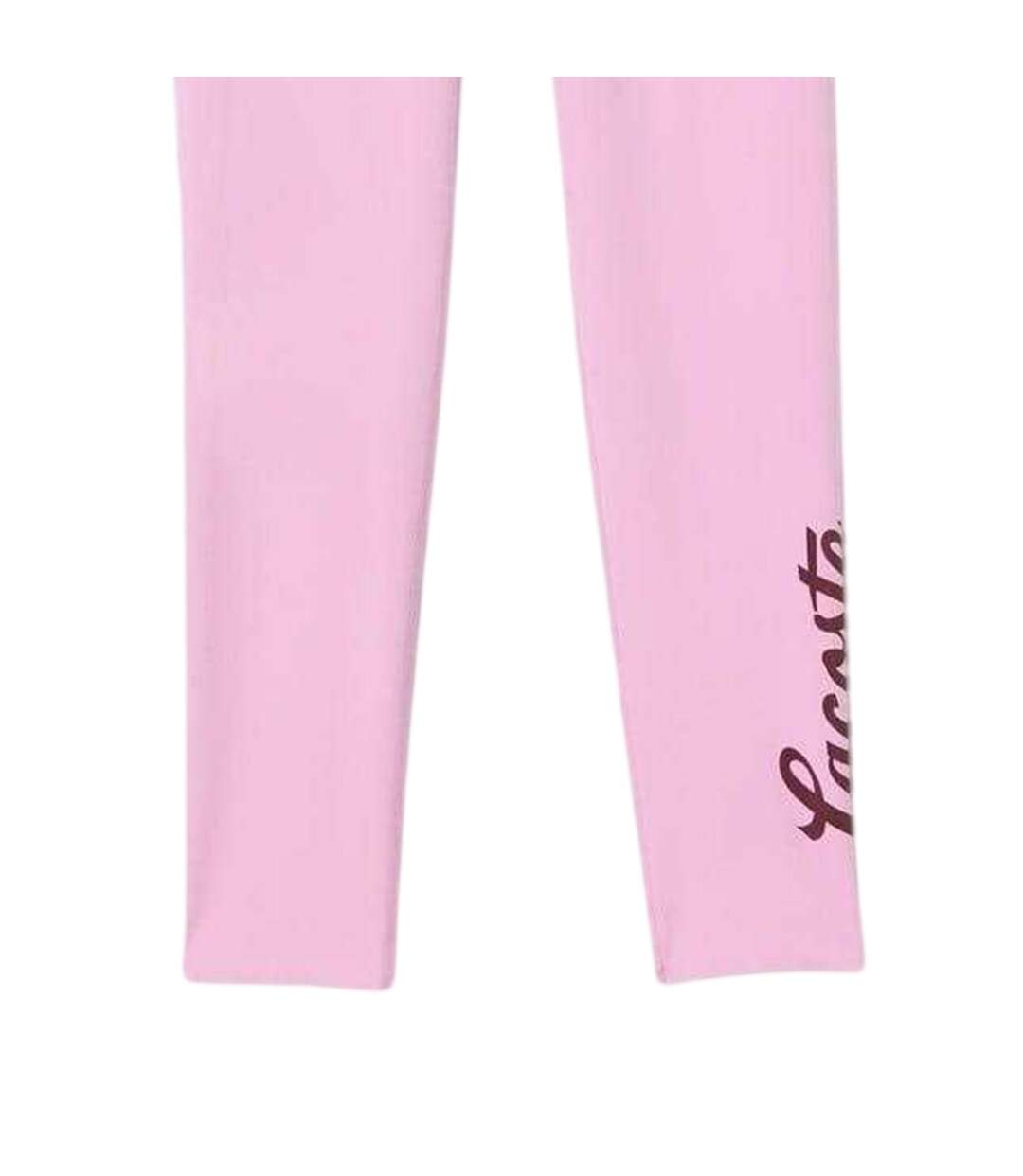Womens/ladies Slim Leggings Pink Lacoste-2