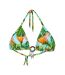 Haut de maillot de bain turquoise/vert femme grain de sable ficelle-1