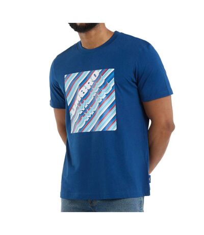 T-shirt bleu homme umbro gradien box quetzal - l
