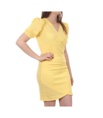 Robe Tulipe Jaune Femme Vero Moda Elisa - S