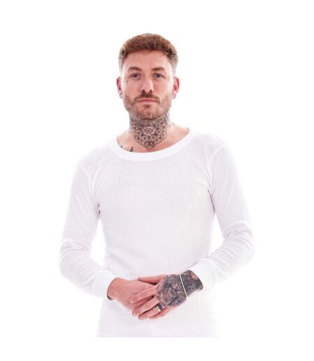 T-shirts Manches Longues Homme Blanc Keanu