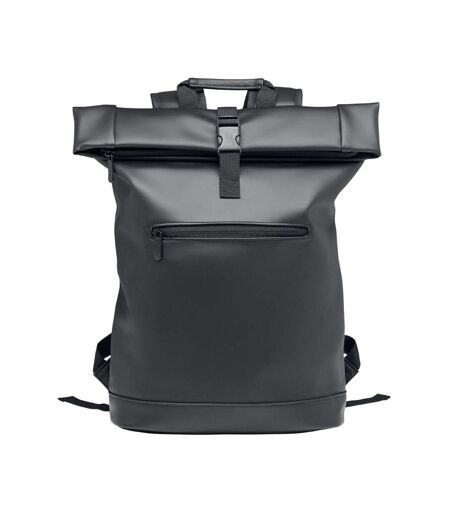Bai roll roll top pu laptop backpack one size black MidOcean
