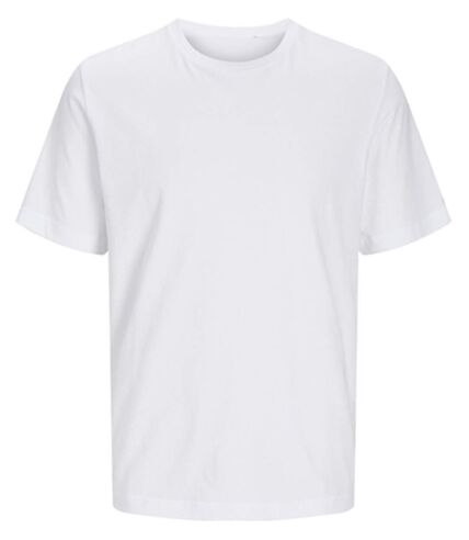 T-shirt manches courtes - JACK&JONES - Unisexe - JJ7526 - blanc