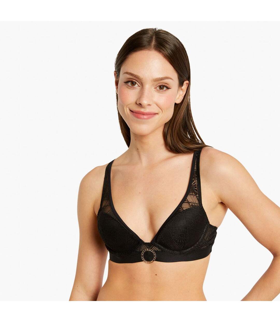 Soutien-gorge ampliforme coque moulée noir Olivia-2