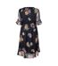 Robe Mi-longue Mo Smilla Femme Noir Vero Moda-2