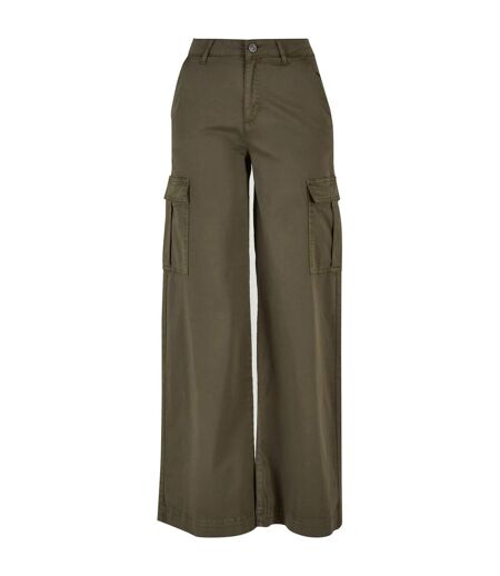 Pantalon À Poches Femme Olive Urban Classics