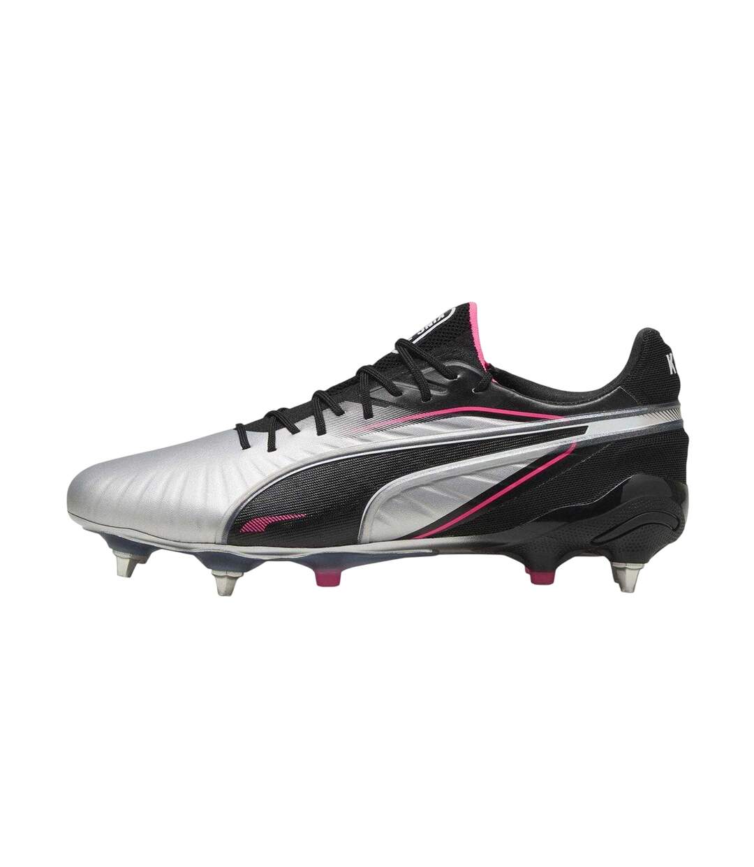 Mens King Ultimate Synthetic Soft Ground Football Boots Silver Puma-2