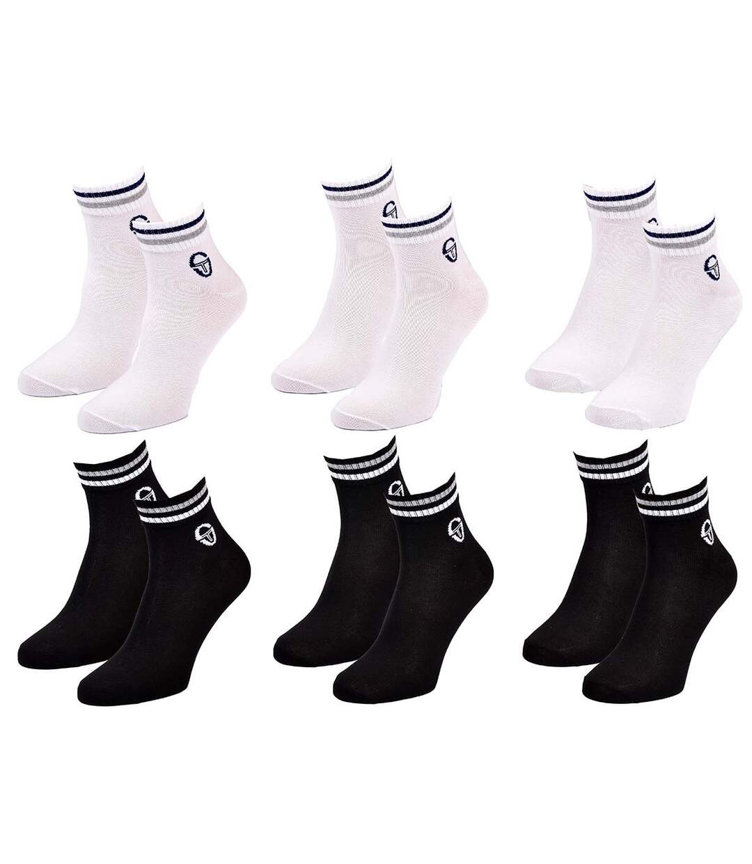 Chaussettes SERGIO TACCHINI QUARTER 6 Pcs 0115-2