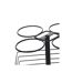 Lot de 4 Mugs & Panier à Capsules Mino 26cl Noir-3