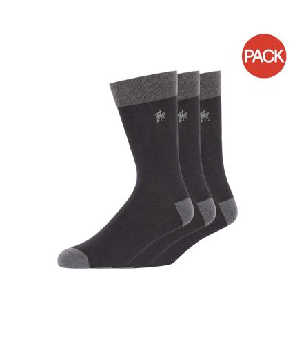 Chaussettes adulte noir / charbon French Connection