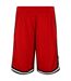 Short Motif/style À Rayures Homme Rouge Vif Noir Blanc Urban Classics-1