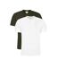 Lot de 2 t-shirts blanc/noir homme calvin klein jeans ss classic-1