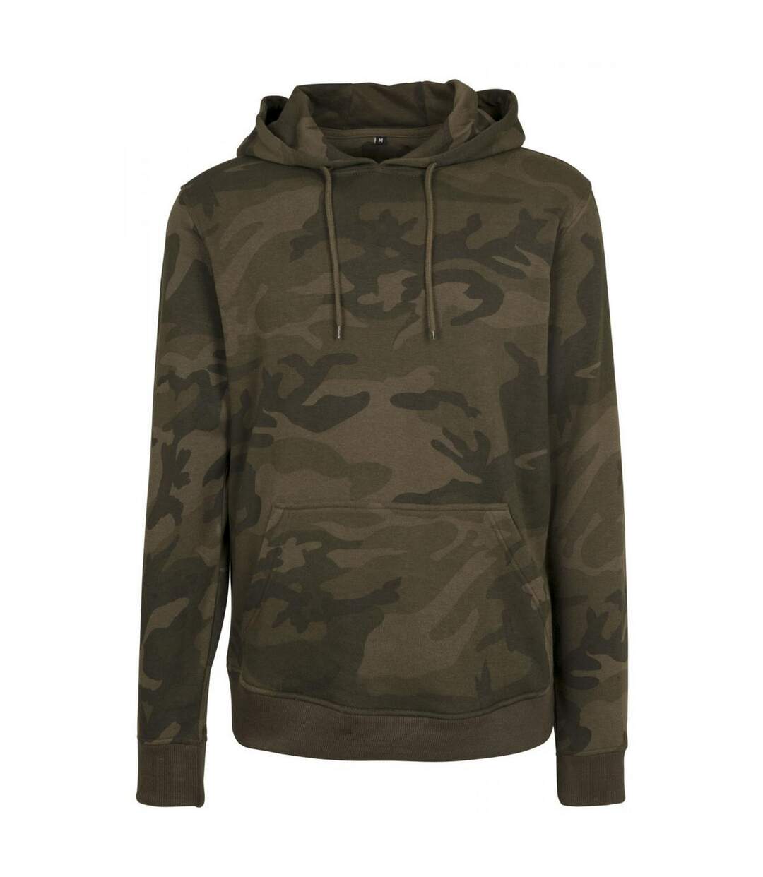 Sweat À Capuche Adulte Vert Camouflage Build Your Brand-1