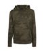 Sweat À Capuche Adulte Vert Camouflage Build Your Brand-1