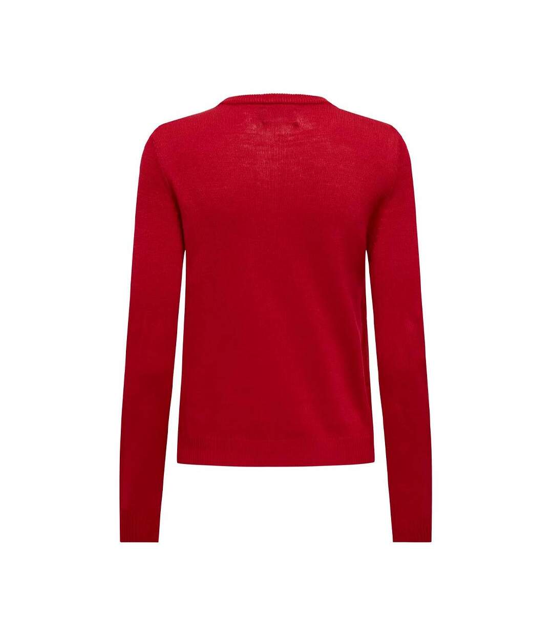 Pull de Noël Rouge Femme Only Xmas - S