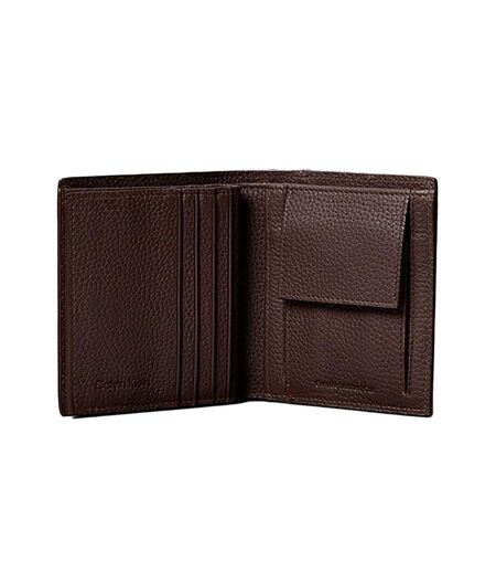 Portefeuille marron homme calvin klein jeans foil emboss