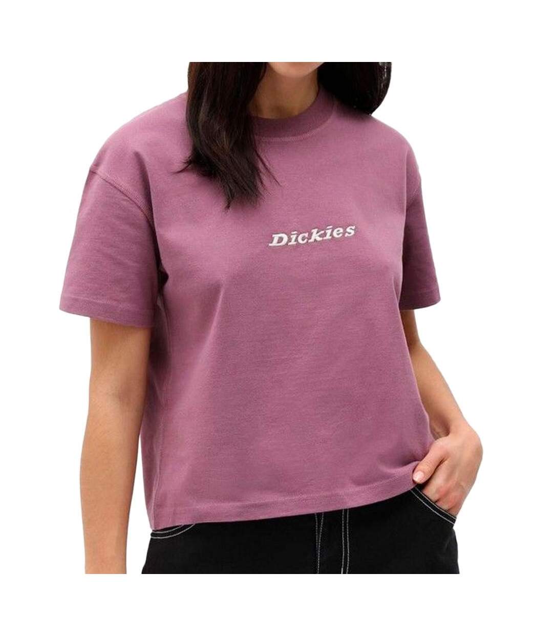 T-shirt Violet Femme Dickies Loretto - S