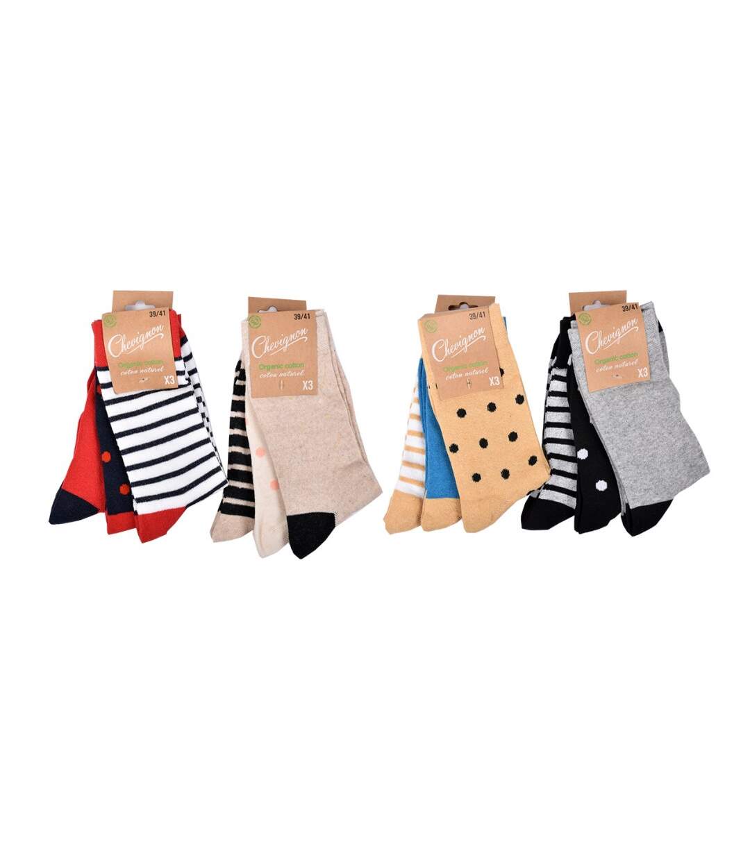 Chaussettes Femme CHEVIGNON - Pack de de-3