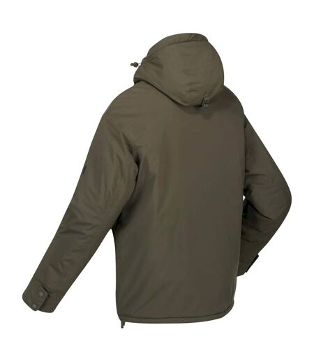 Regatta Mens Raylan Waterproof Jacket (Dark Khaki) - UTRG8446