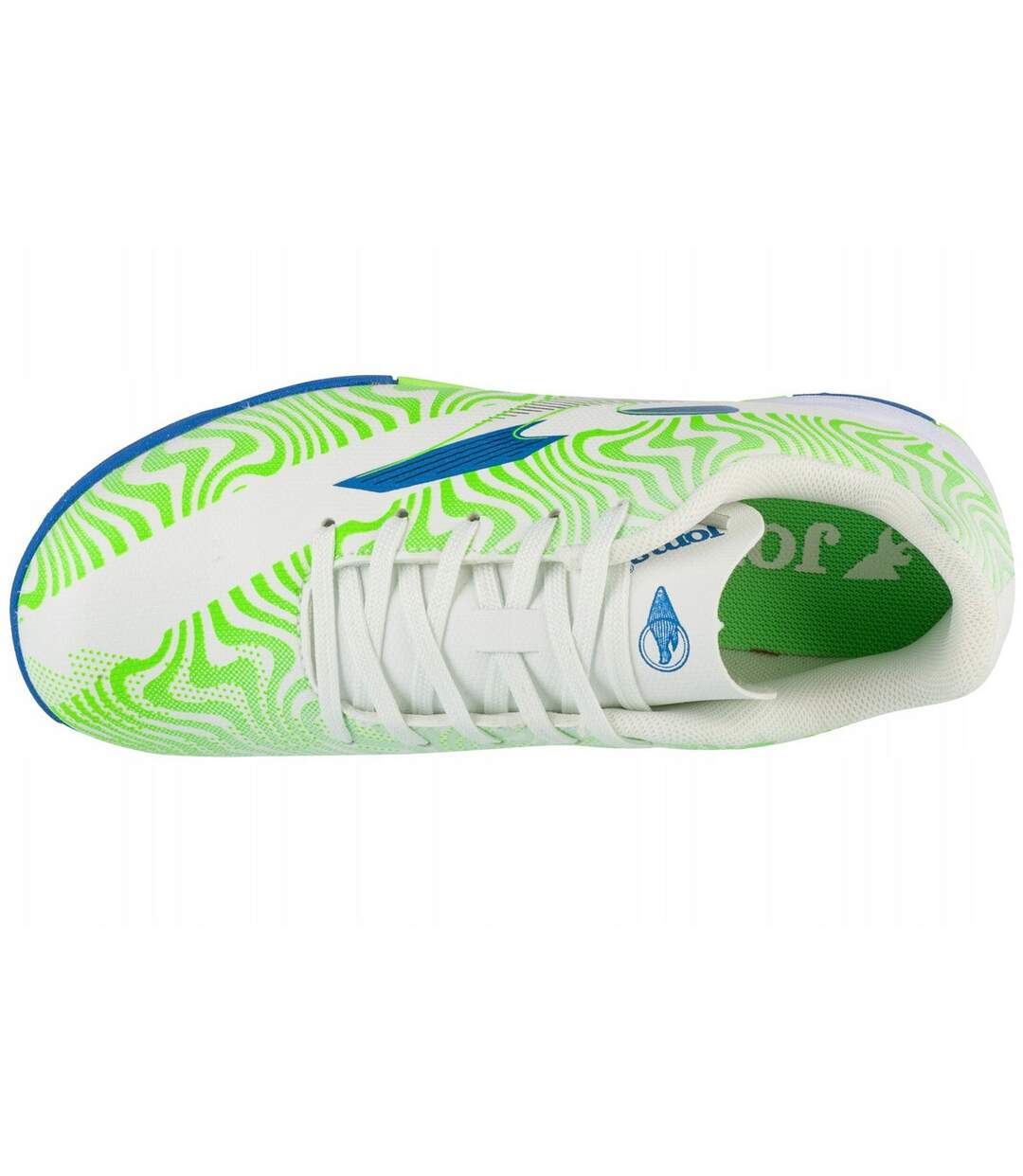 Childrens/kids Evolution Artificial Ground Football Boots White Joma-3