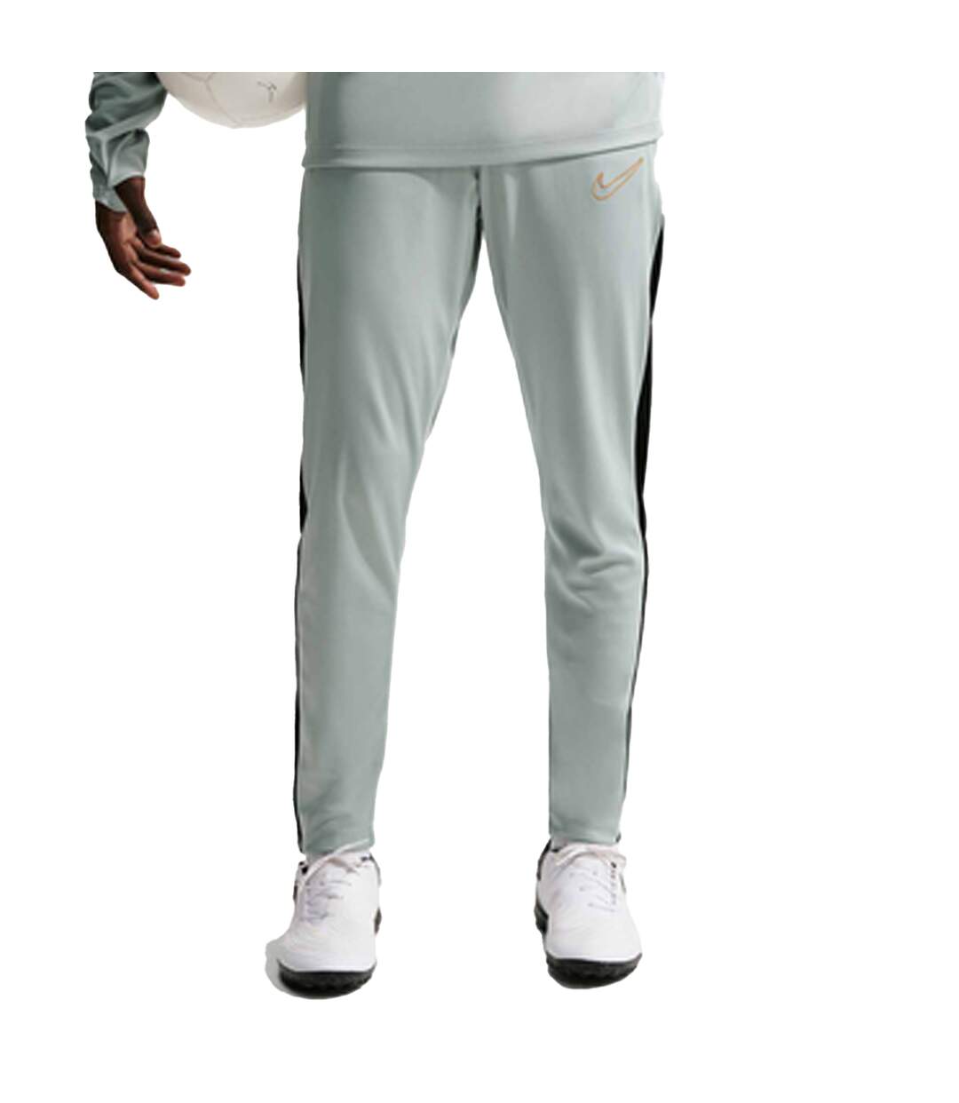Mens Academy Tracksuit Bottoms Grey Gold Nike-1