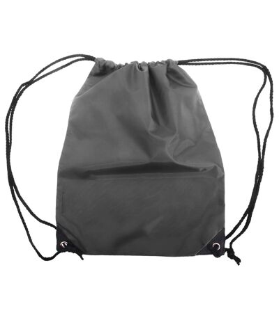 Shugon Stafford Plain Drawstring Tote Bag - 13 Liters (Dark Grey) (One Size)