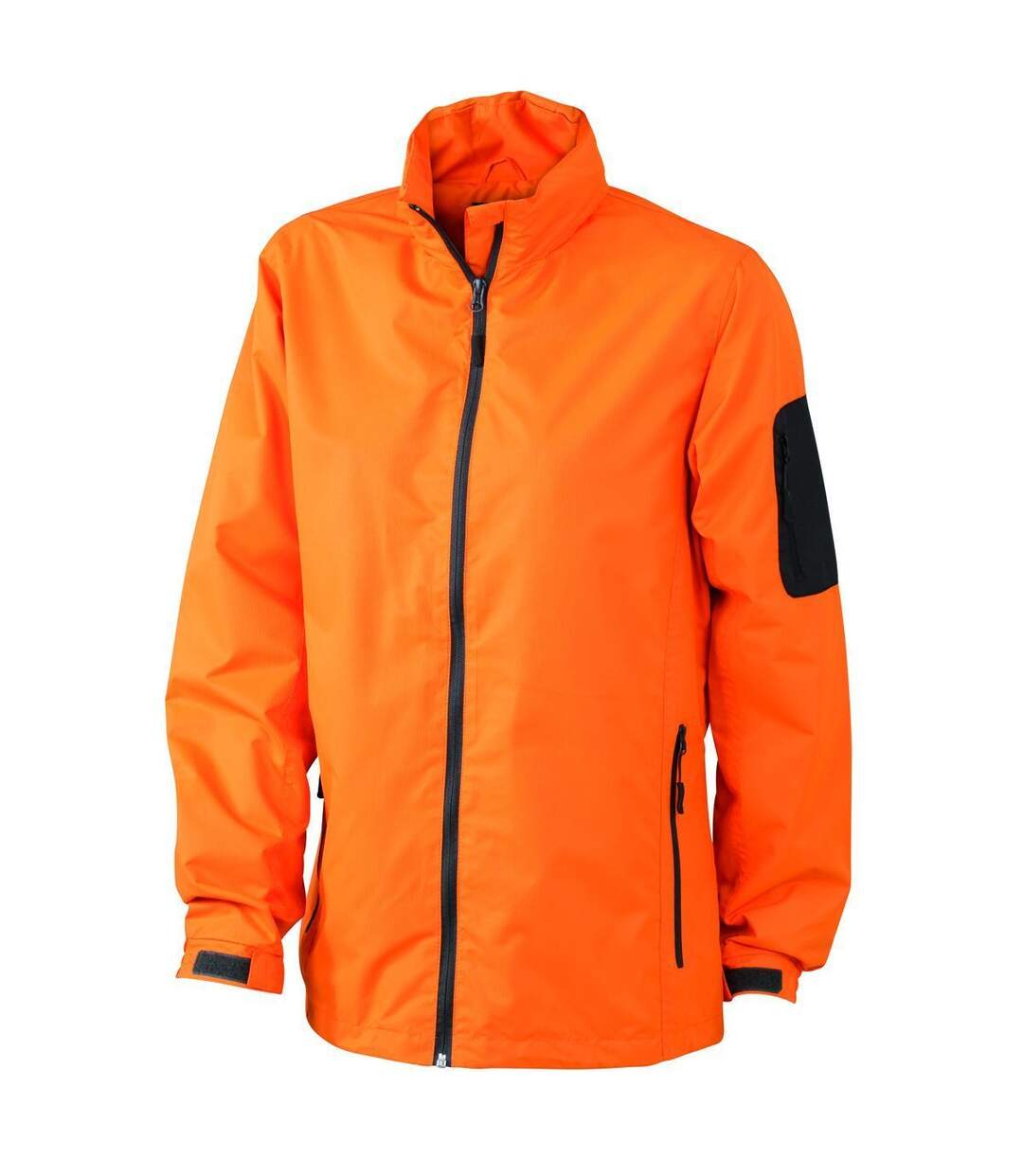 Veste coupe-vent - Femme - JN1040 - orange et noir-1