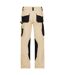 Pantalon De Travail Homme Beige Gris Noir James And Nicholson-2
