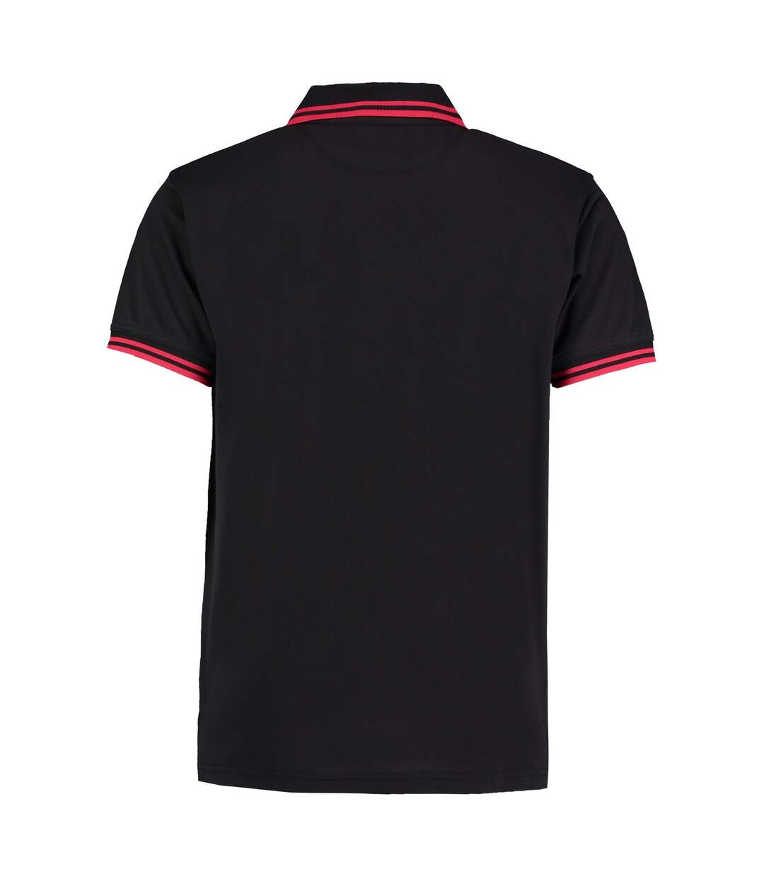 Polo homme noir / rouge Kustom Kit-2