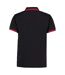 Polo homme noir / rouge Kustom Kit-2