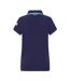Womens/ladies Plain Polo Shirt Twilight Lazy Jacks-2