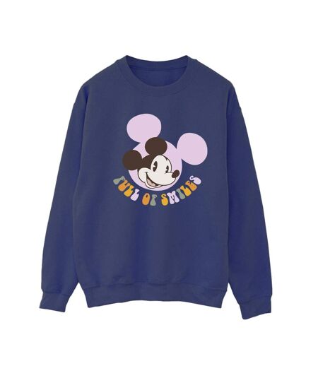 Disney Pantalon de survêtement Mickey Mouse Full Of Smiles Femme/Ladies (Bleu marine) - UTBI29108