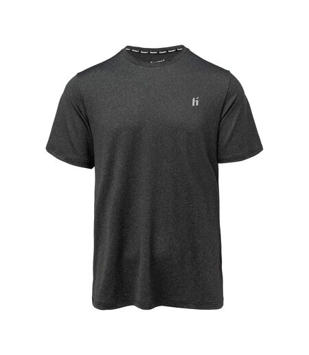 Unisex Adult Dazh T-shirt Dark Grey Melange Huari