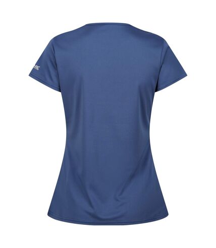 Regatta Womens/Ladies Fingal VII Mountain T-Shirt (Dusty Denim) - UTRG9005