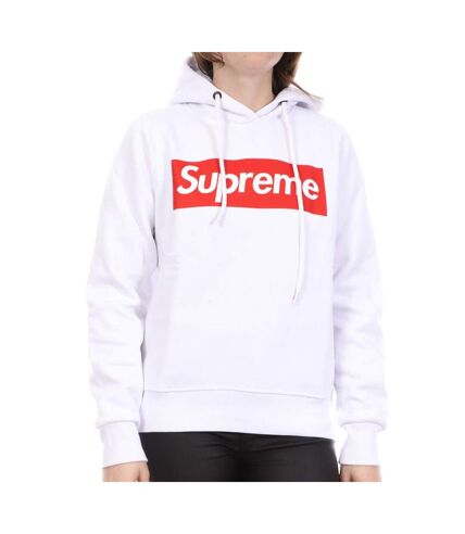 Sweat à capuche Blanc Femme Supreme Grip Dany - M