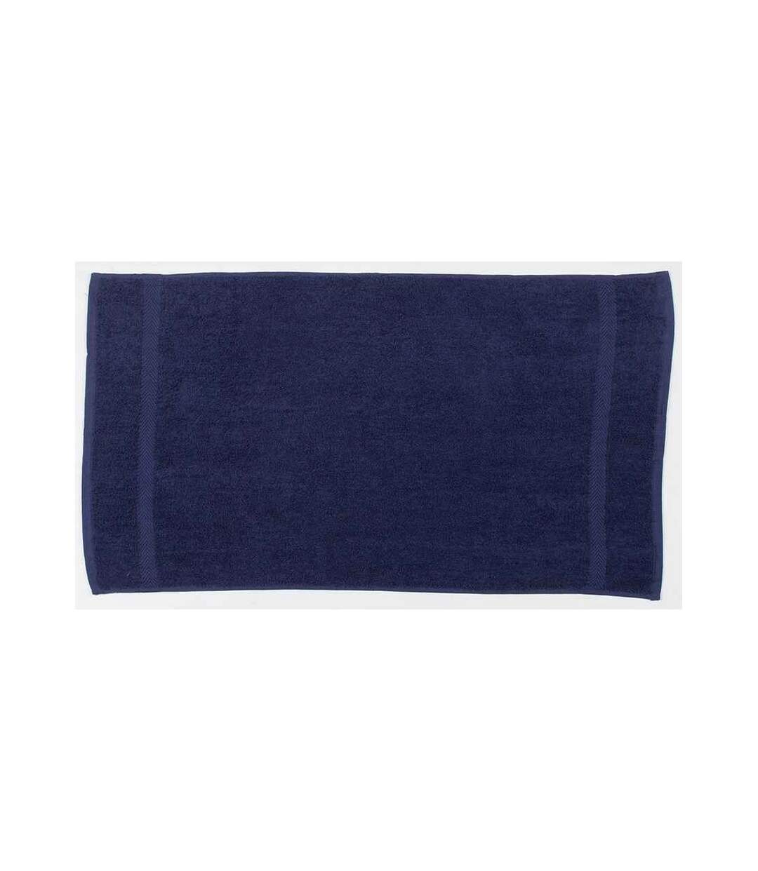 Luxury hand towel navy Towel City-1