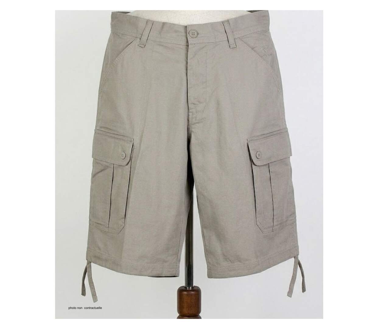 Bermuda Cargo WINCHESTER INVICTUS1 en coton et lin : le confort naturel et fonctionnel de l'été-3