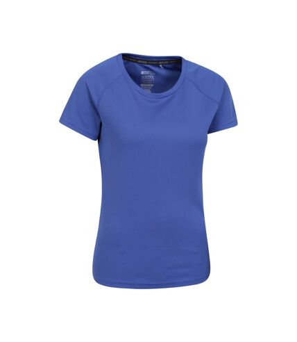 T-shirt endurance femme bleu foncé Mountain Warehouse