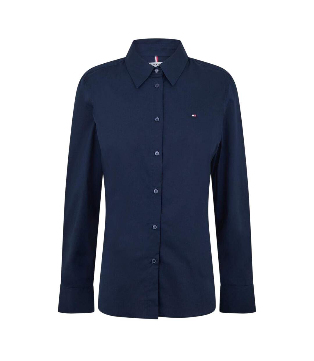 Womens/ladies Heritage Shirt Desert Sky Tommy Hilfiger-1