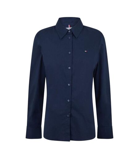 Womens/ladies Heritage Shirt Desert Sky Tommy Hilfiger